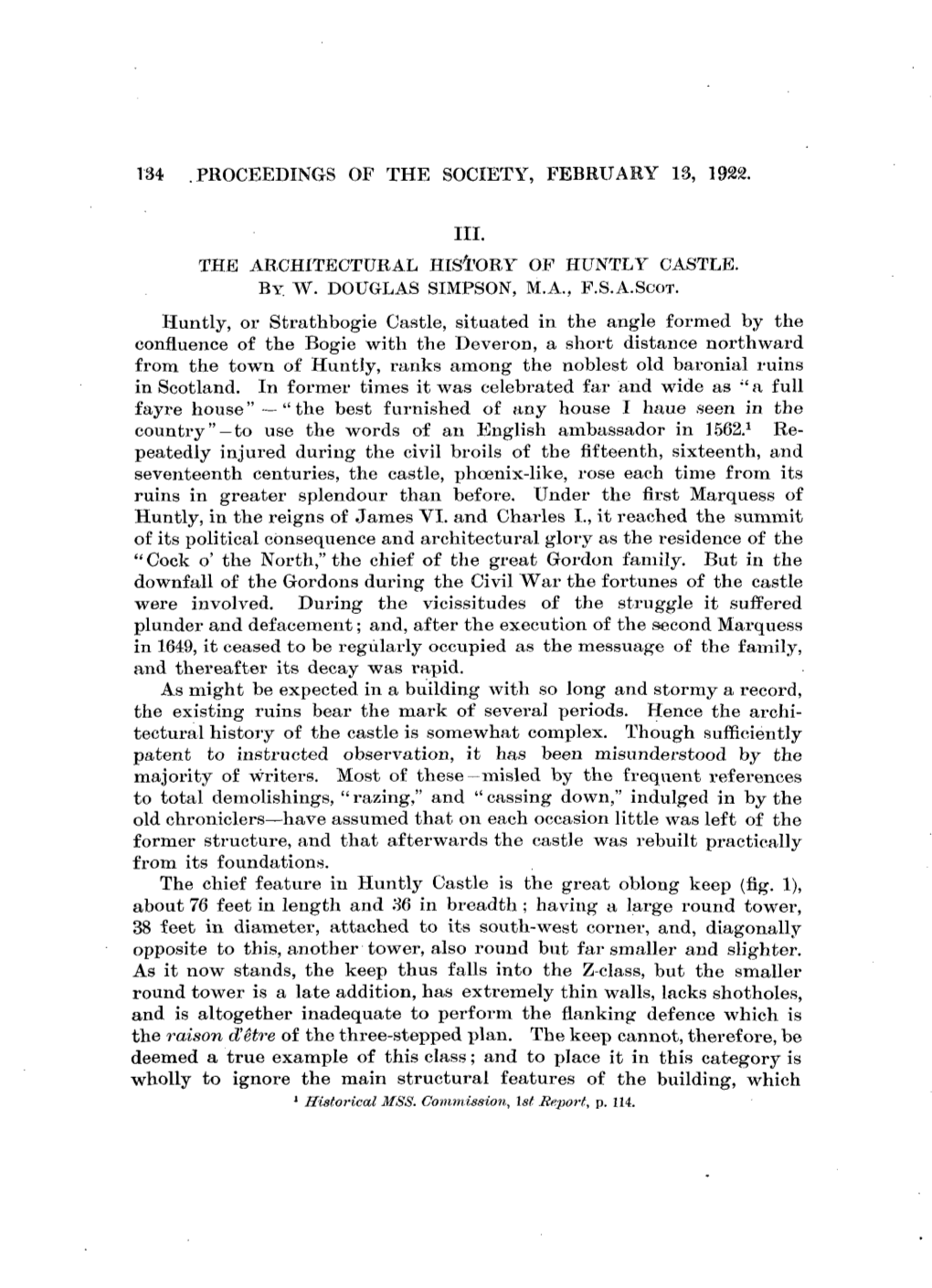 134 .Proceedings of the Society, February 13, 1922