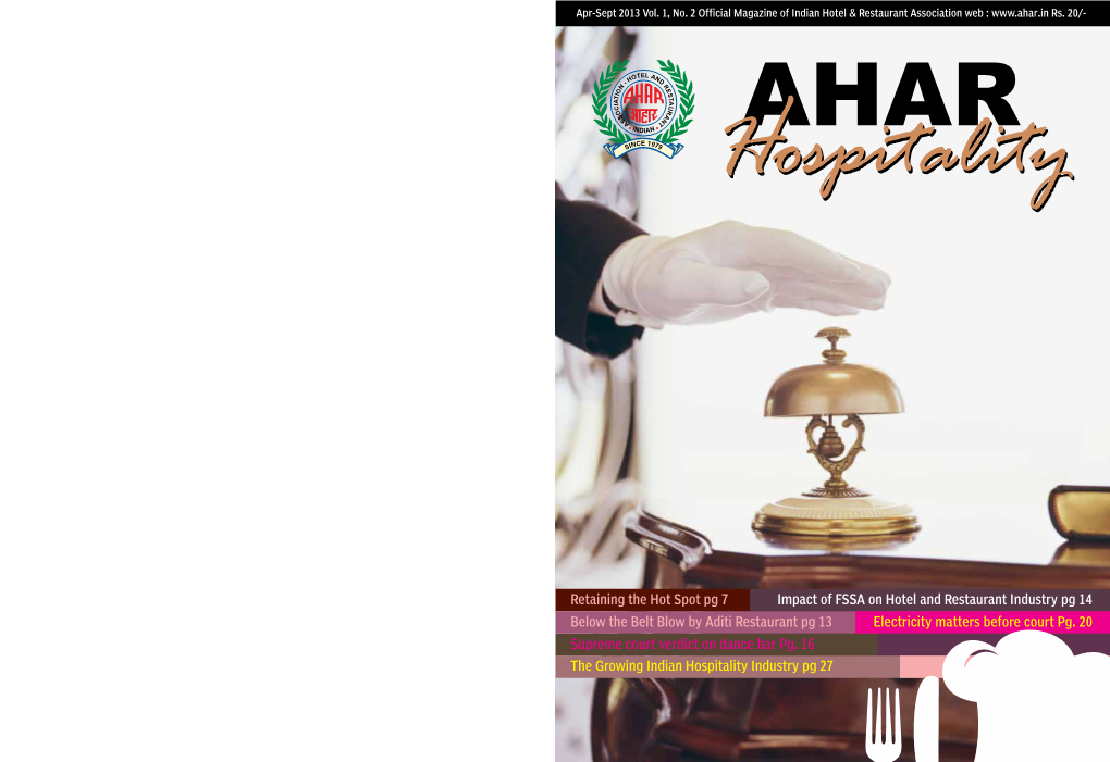 AHAR Hospitality” Will Be More Useful, Interesting and Informative