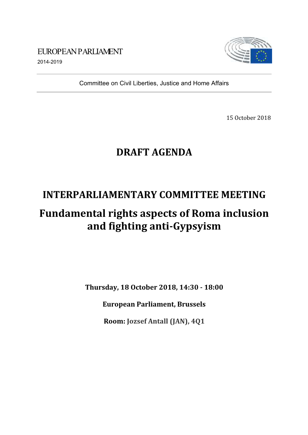 Fundamental Rights Aspects of Roma Inclusion and Fighting Anti-Gypsyism