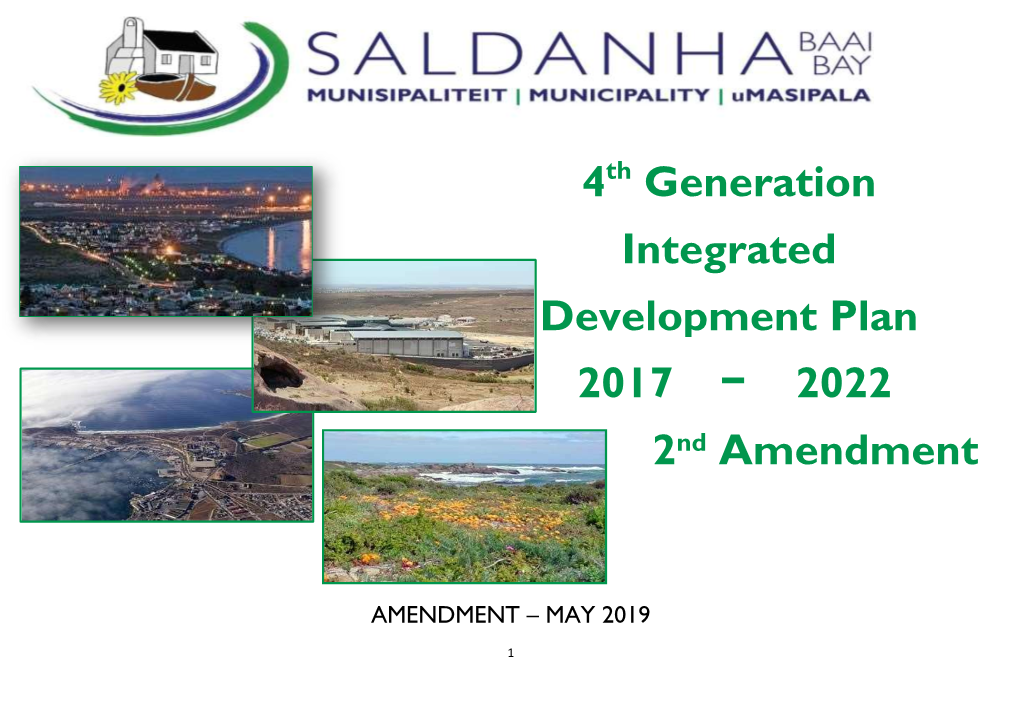 4Th Generation Integrated Development Plan 2017