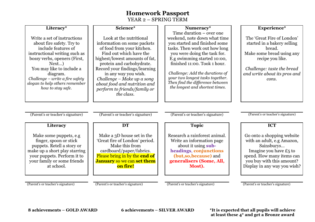 Homework Passport s1