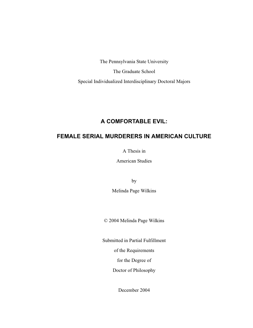 Open a Comfortable Evil Final.Pdf