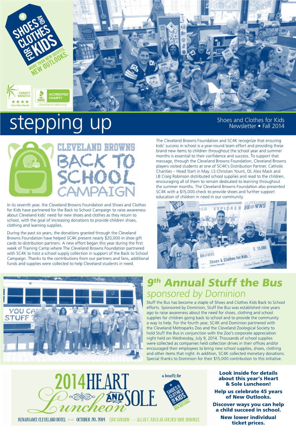 Stepping up Newsletter • Fall 2014
