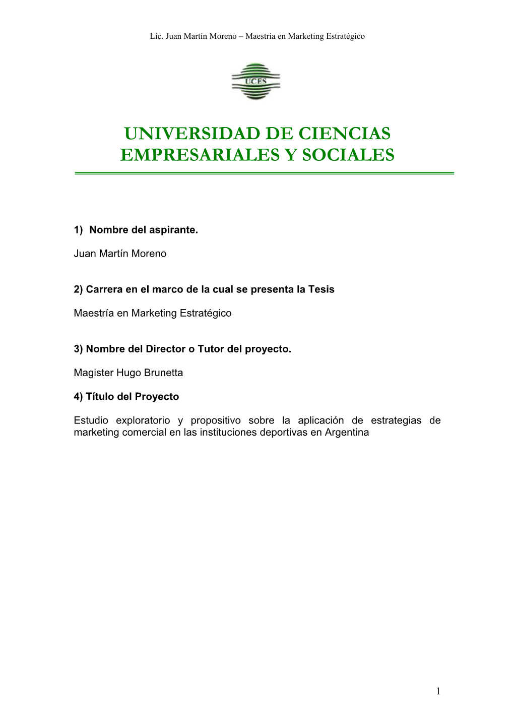 Universidad De Ciencias Empresariales Y Sociales