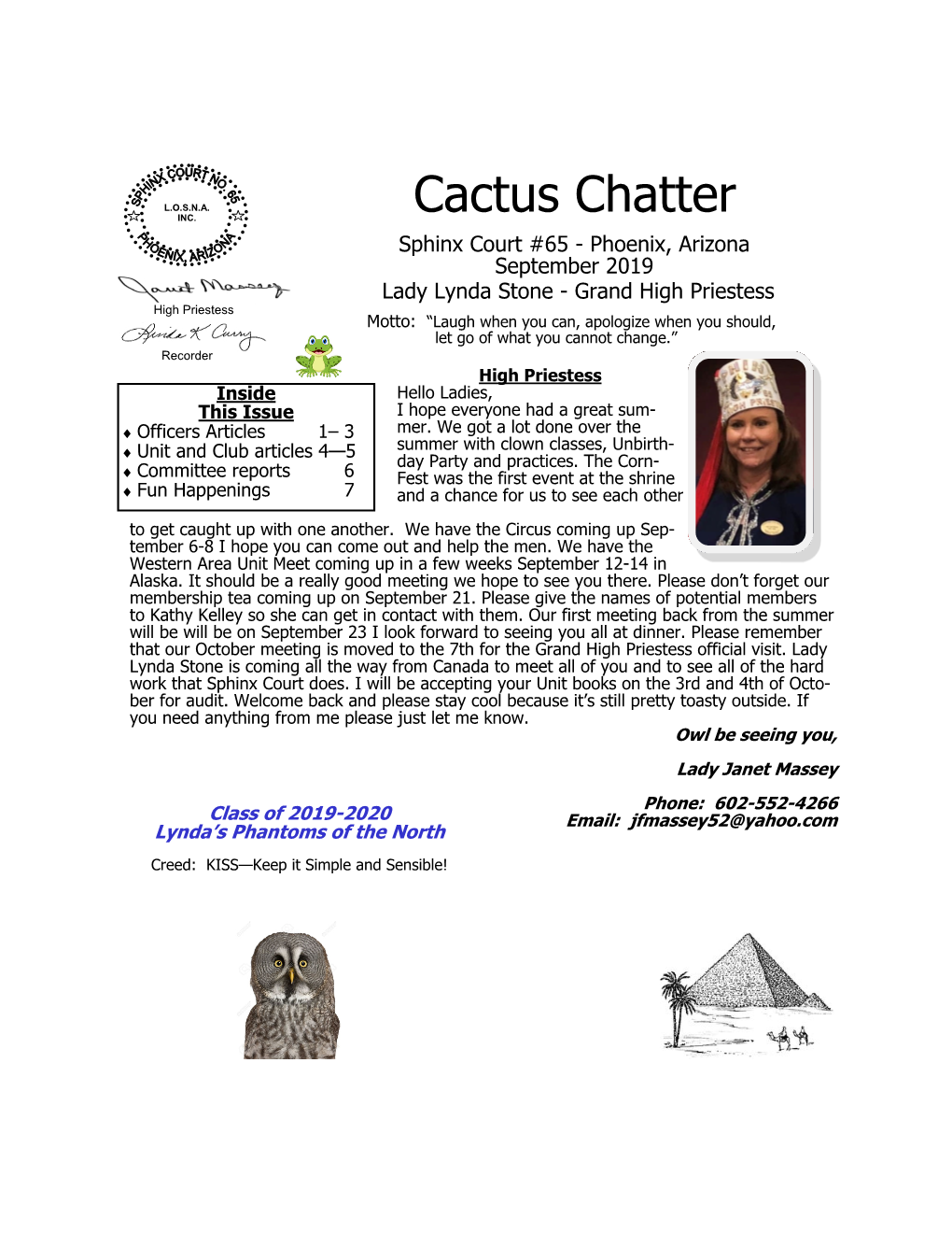 Cactus Chatter INC