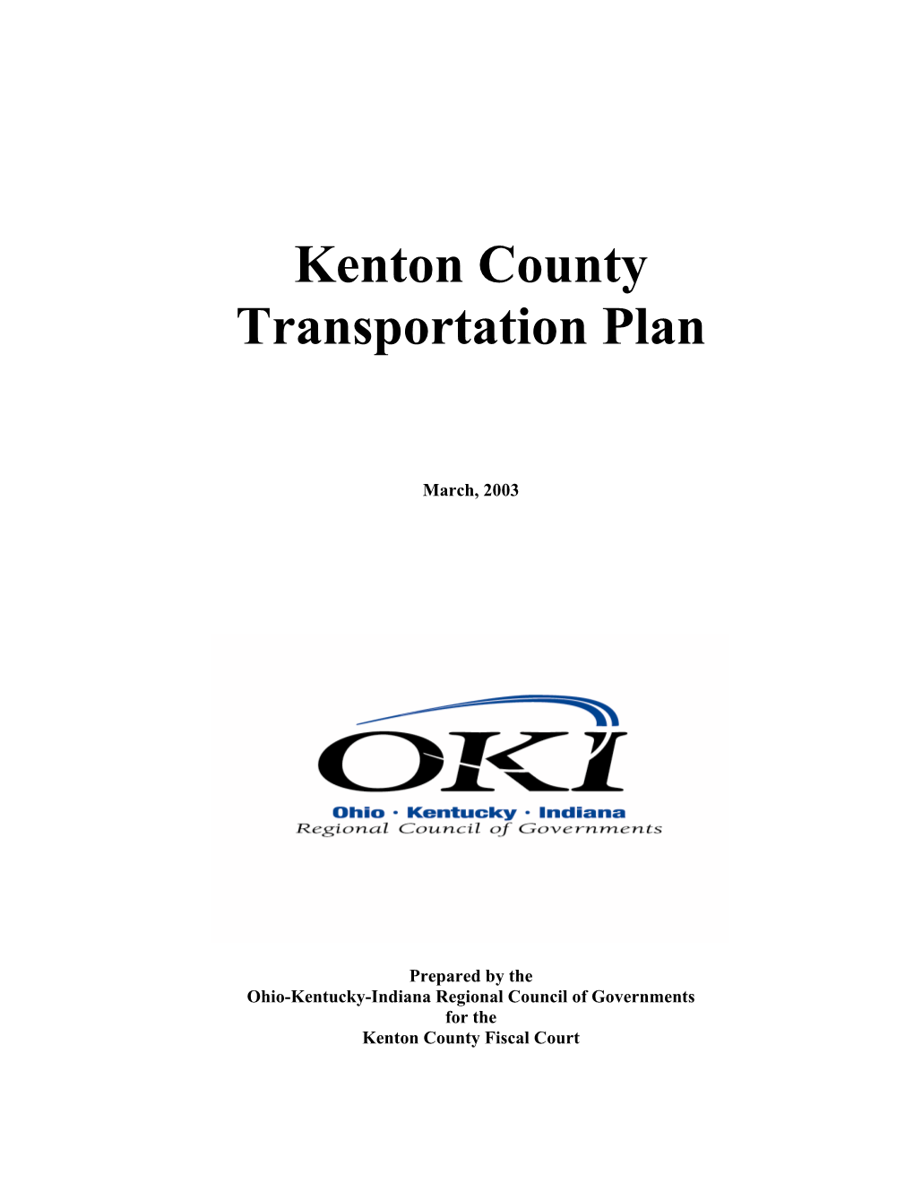 Kenton County Transportation Plan