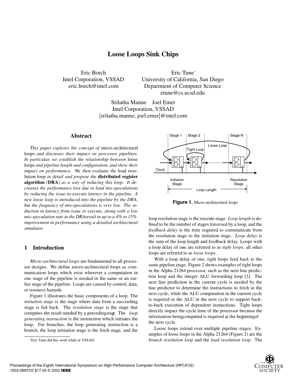 Loose Loops Sink Chips