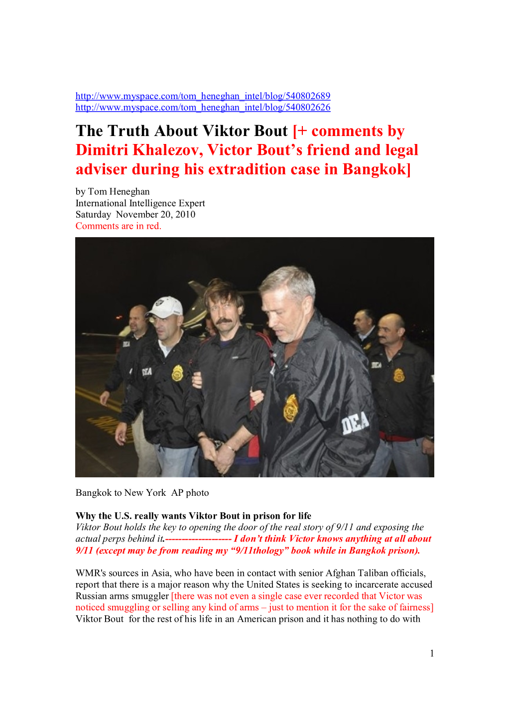 BREAKING the Truth About Viktor Bout and BREAKING the Lie About