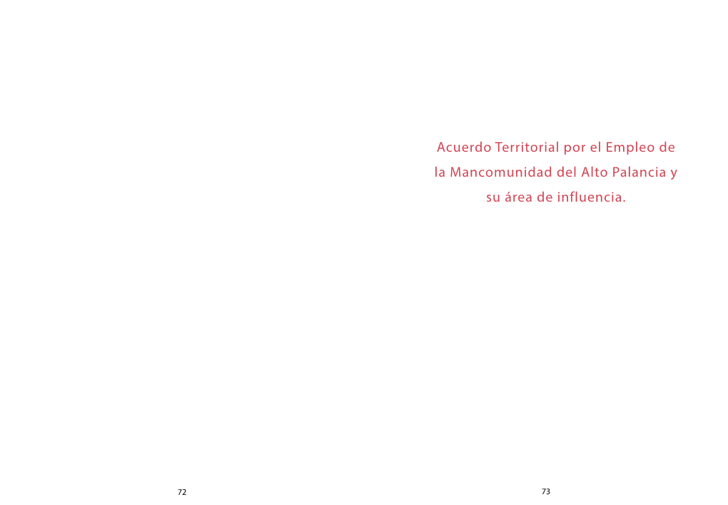 Acuerdo Territorial Por El Empleo De La Mancomunidad Del Alto Palancia Y Su Área De Influencia