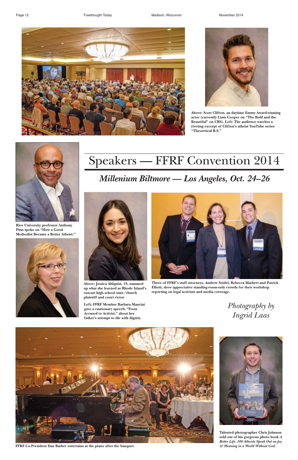FFRF Convention 2014 Millenium Biltmore — Los Angeles, Oct