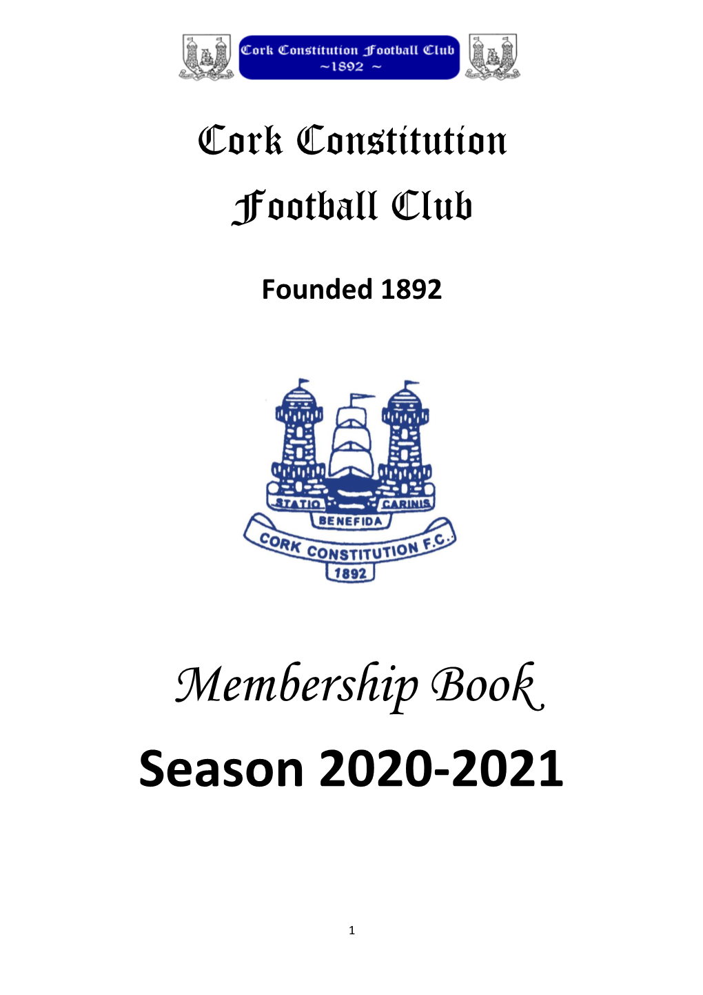 Membership Book Season 2020-2021