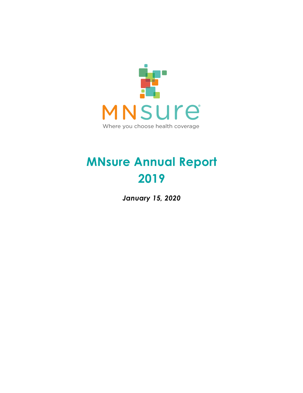 2019 Mnsure Annual Report