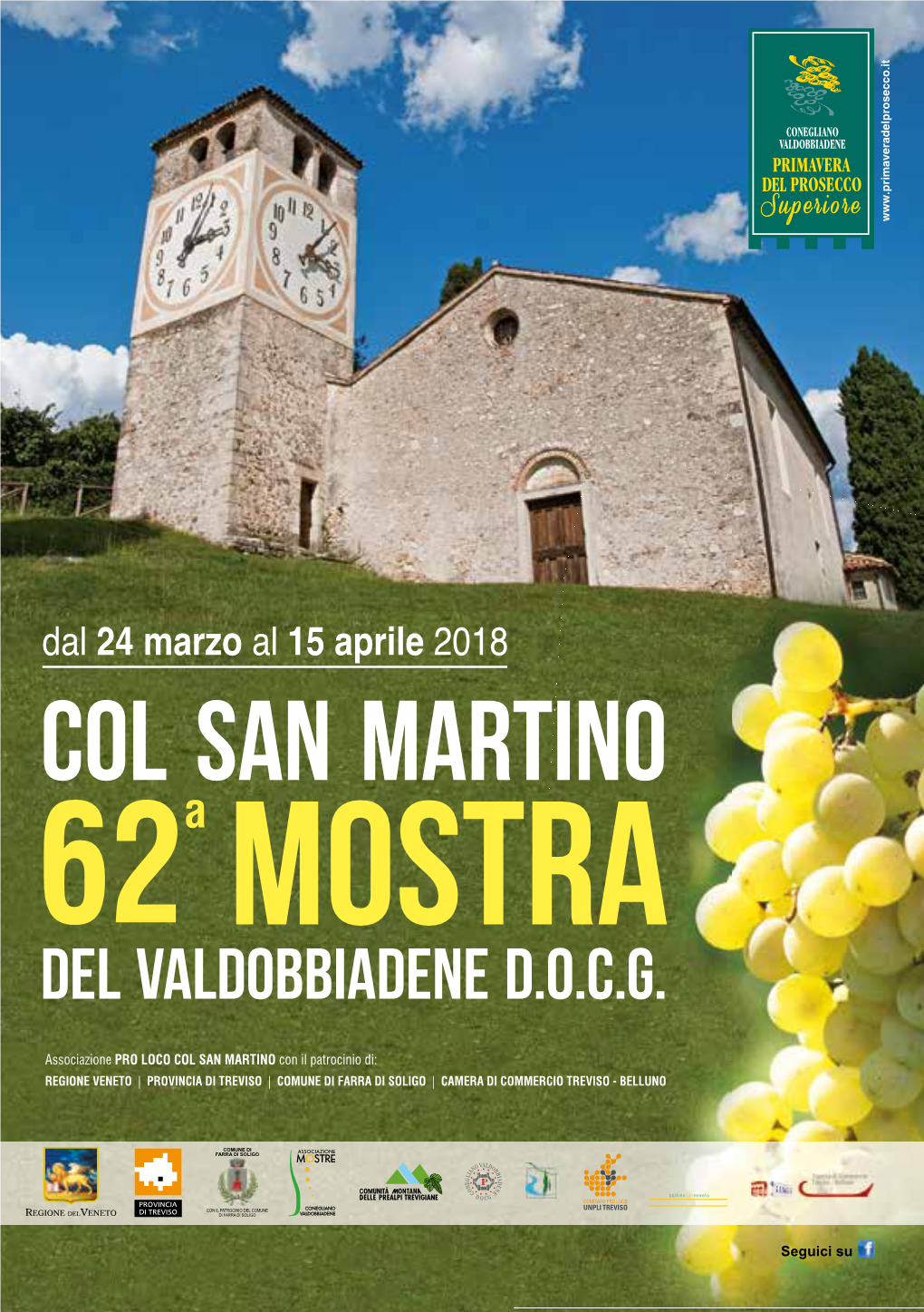 62^ Mostra Del Valdobbiadene Docg a Col San Martino 2018