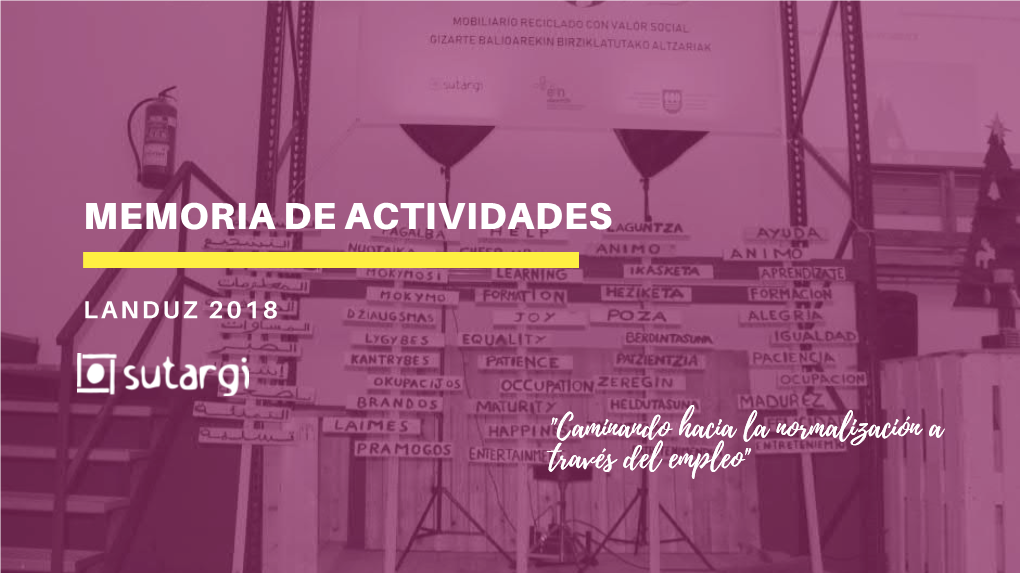 Memoria De Actividades