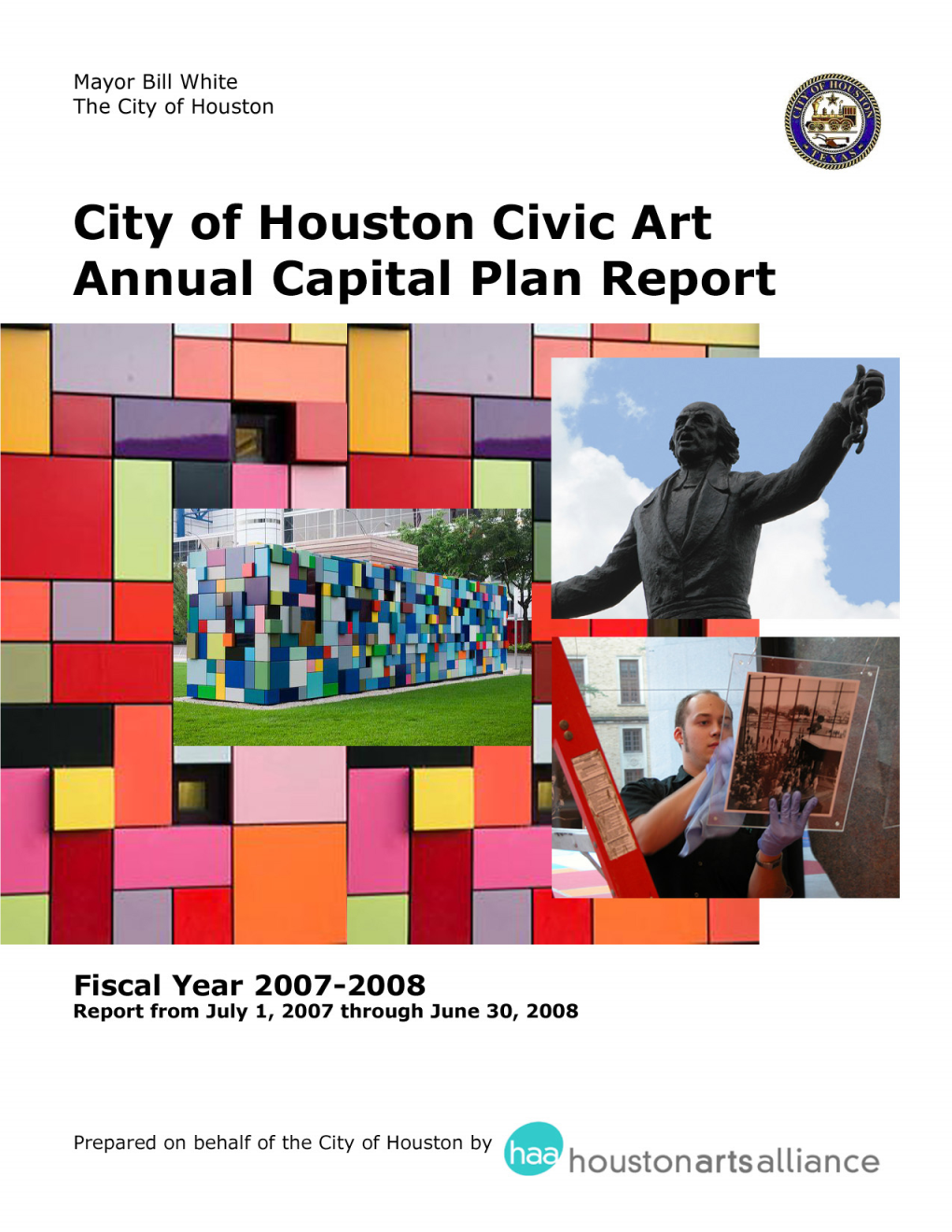 City of Houston Civic Art Annual Capital Plan Report