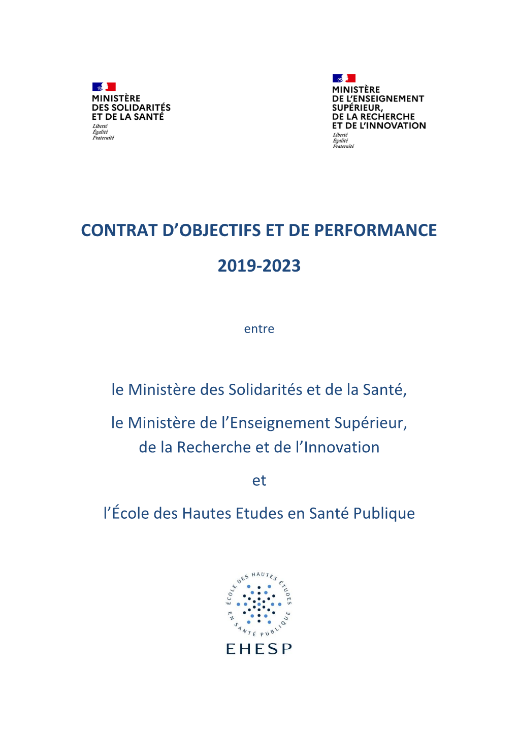 Contrat D'objectifs Et De Performance 2019