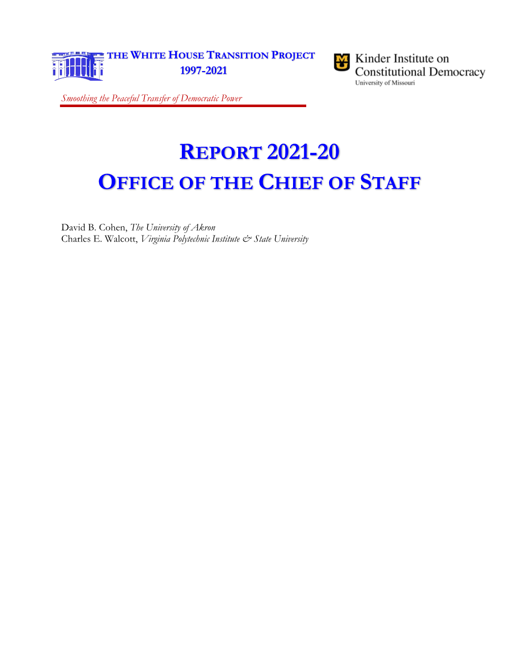 The Chief of Staff