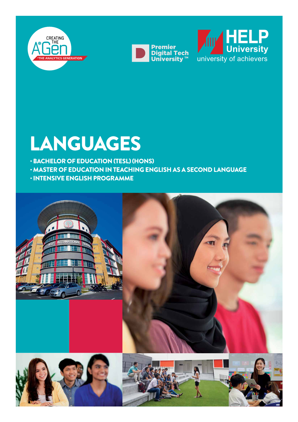 Languages · Bachelor of Education (Tesl) (Hons) · Master of Education in Teaching English As a Second Language · Intensive English Programme 1