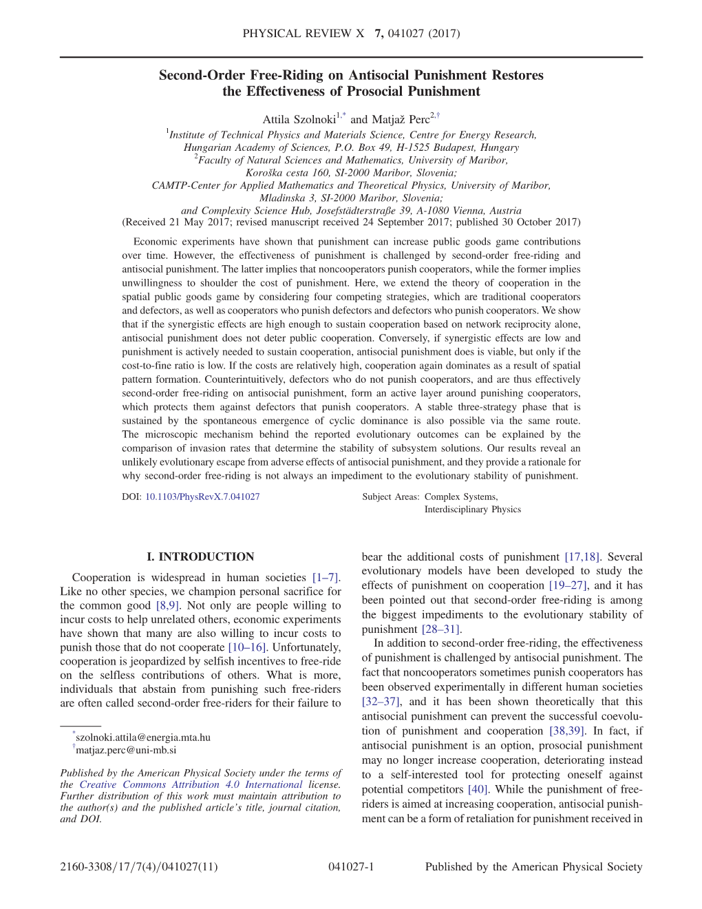 Second-Order Free-Riding on Antisocial Punishment Restores the Effectiveness of Prosocial Punishment