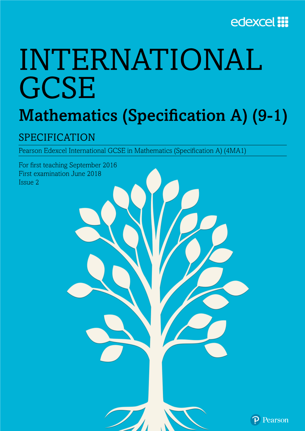 Pearson Edexcel International GCSE in Mathematics Specification