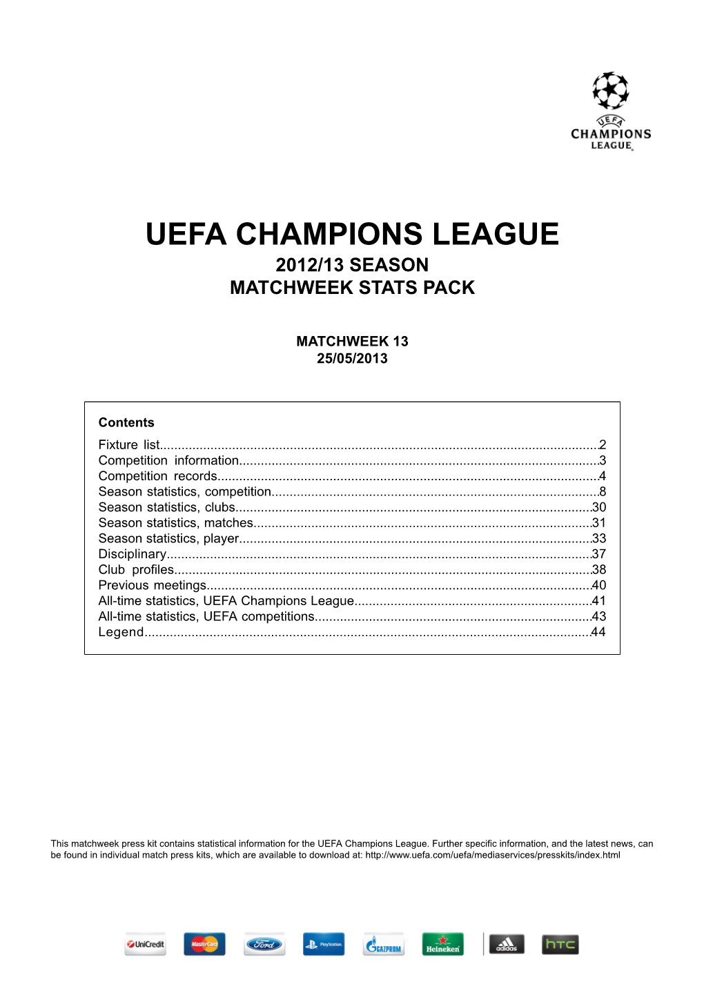 The All-Time UEFA Champions League Scoring Chart