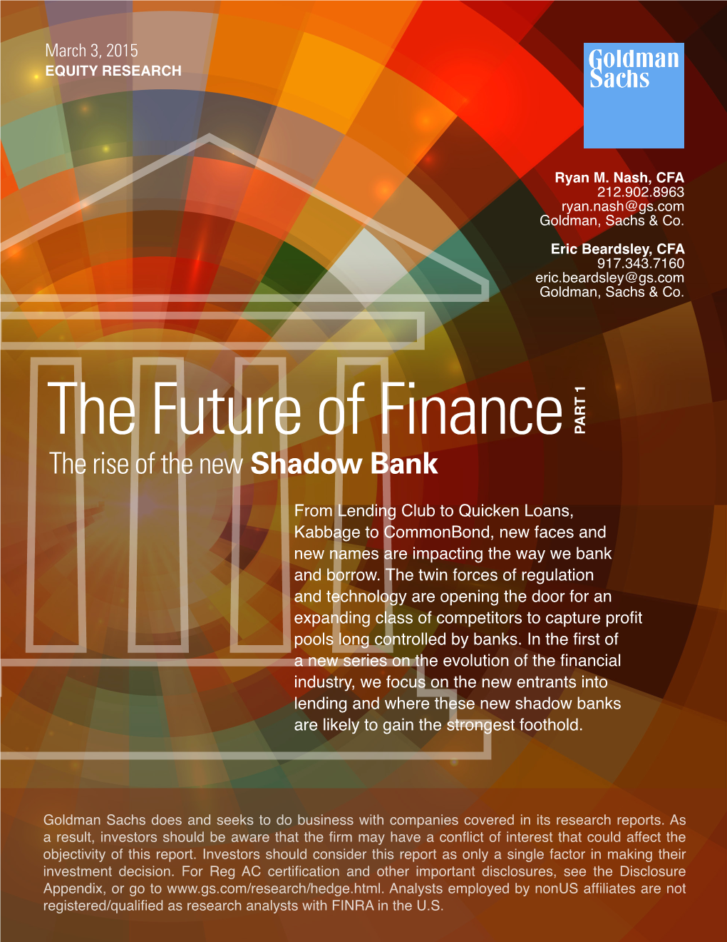 The Future of Finance 1 PART the Rise of the New Shadow Bank