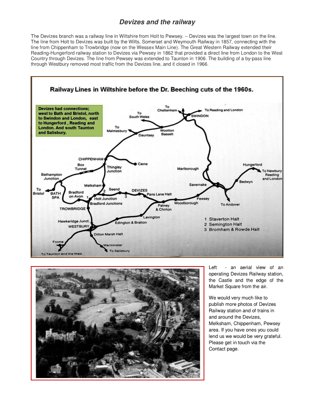 Devizes and the Railway