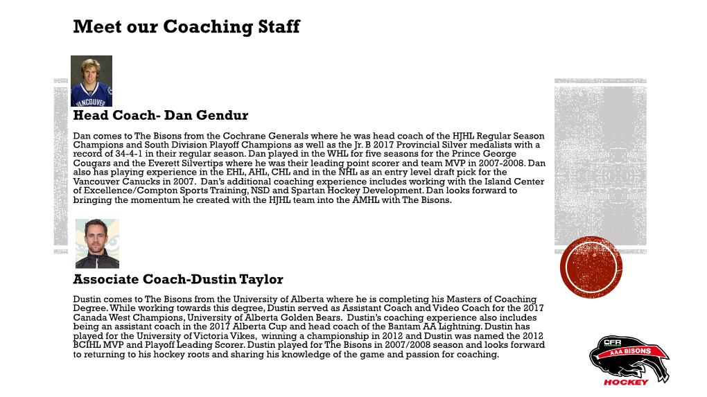 Meet Our Coaching Staff