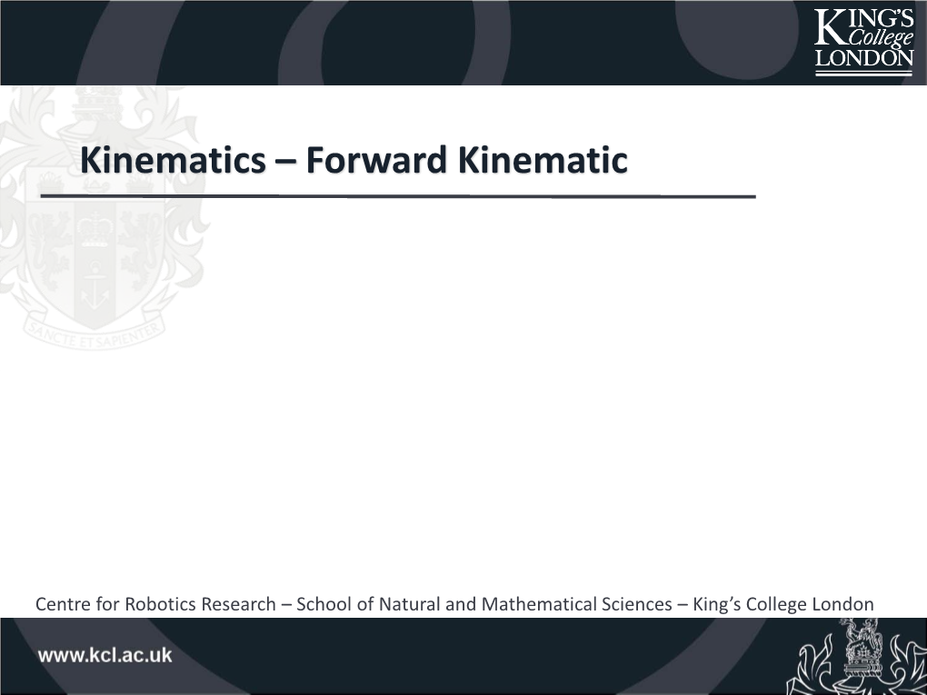 Forward Kinematic