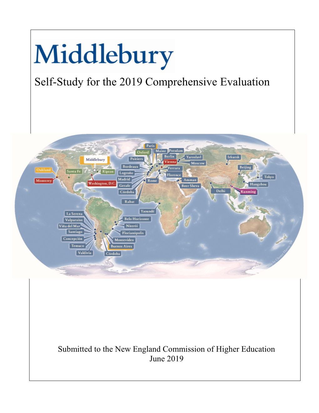 Middlebury Self-Study for the 2019 Comprehensive Evaluation