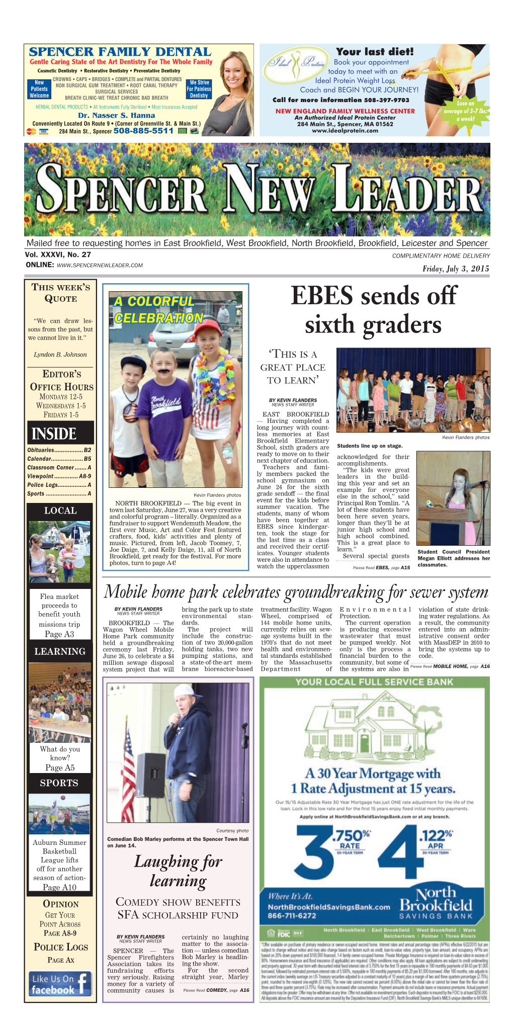 EBES Sends Off Sixth Graders