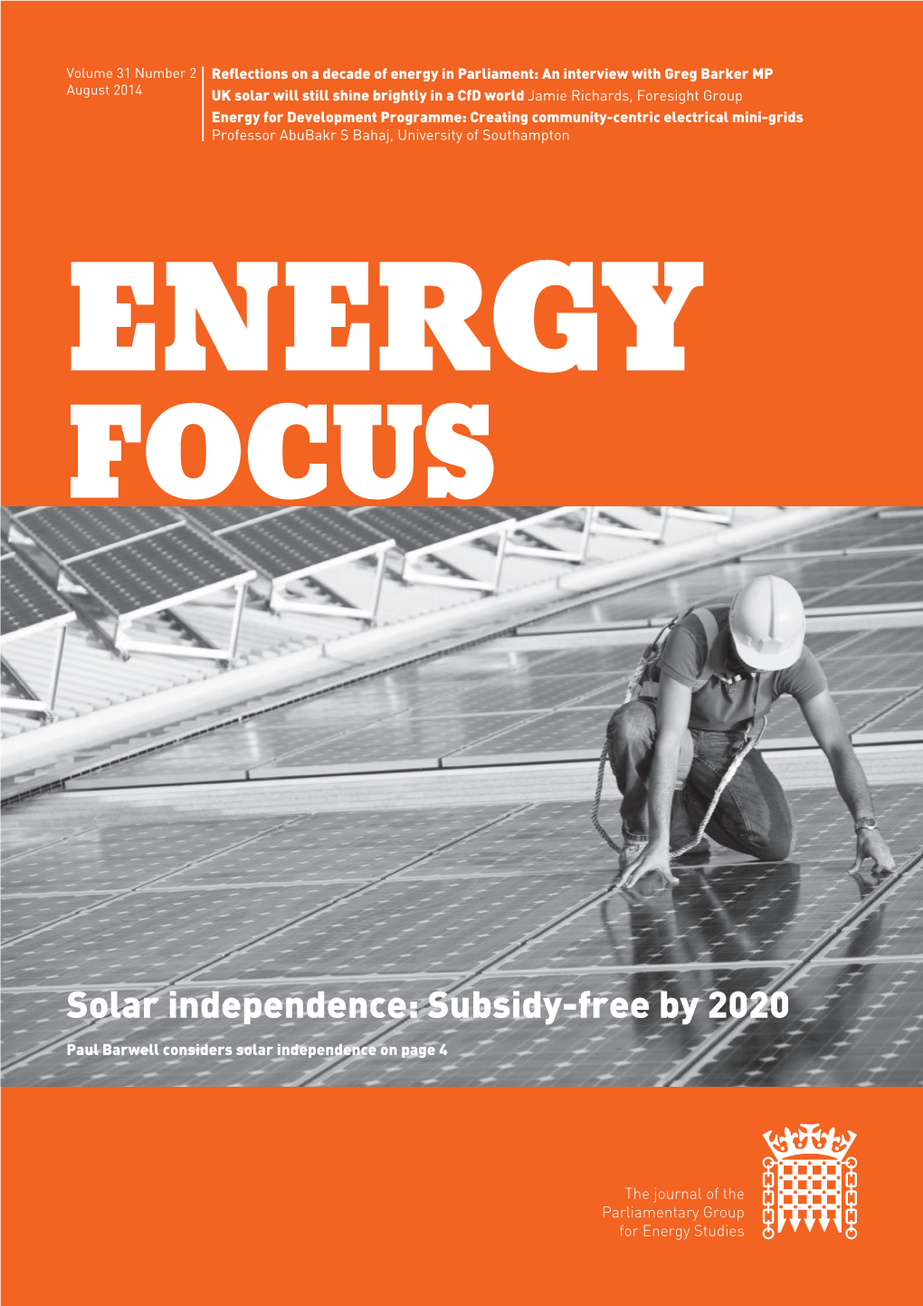Solar Independence: Subsidy-Free by 2020