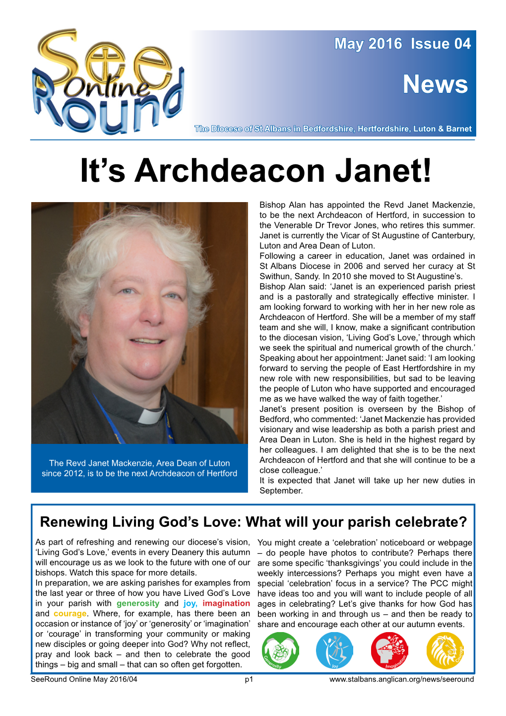 It's Archdeacon Janet!