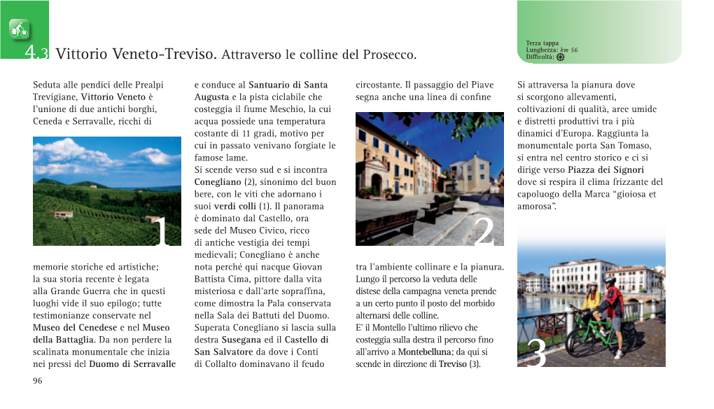 4.3 Vittorio Veneto-Treviso. Attraverso Le Colline Del Prosecco