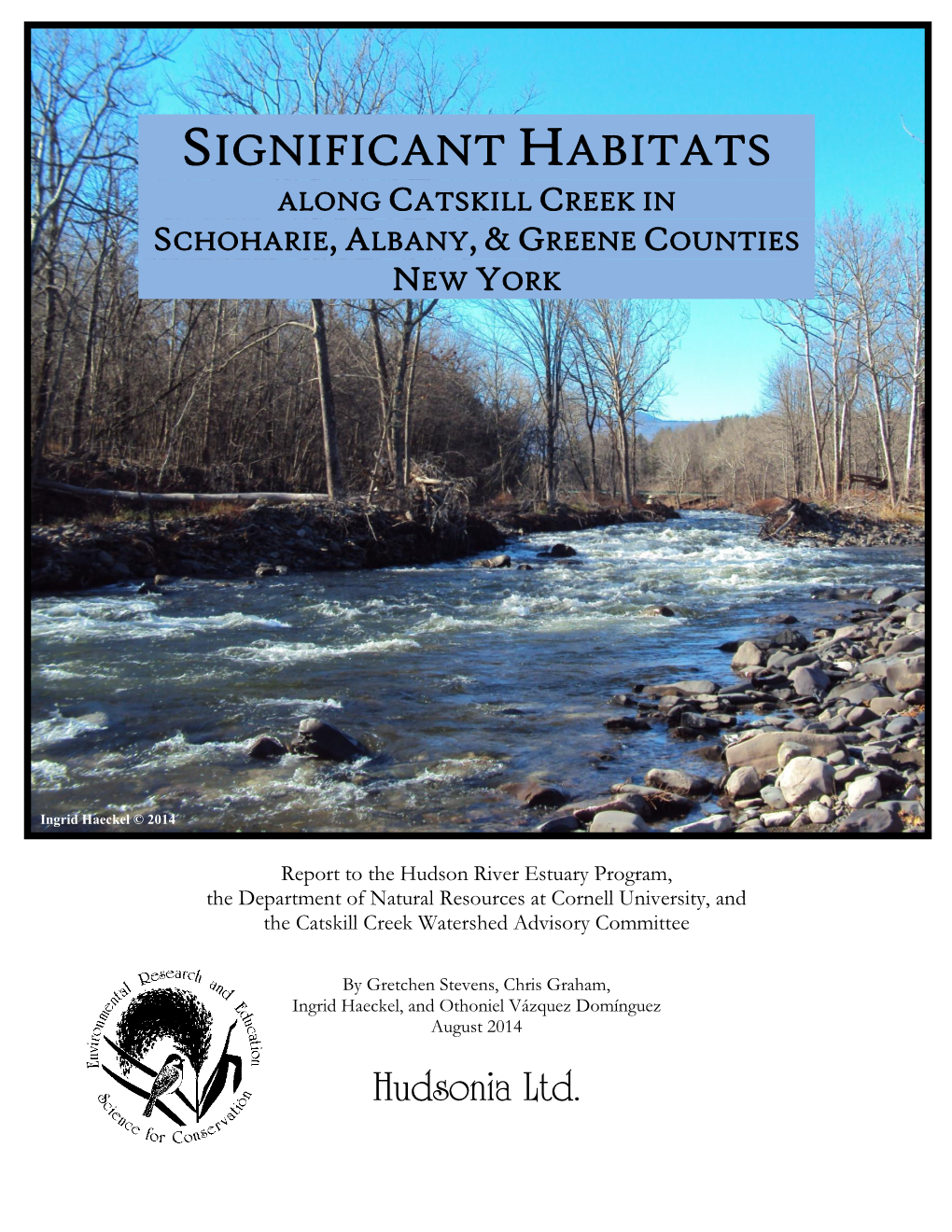 Significant Habitats Along Catskill Creek