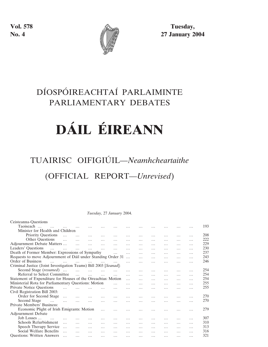 Da´Il E´Ireann