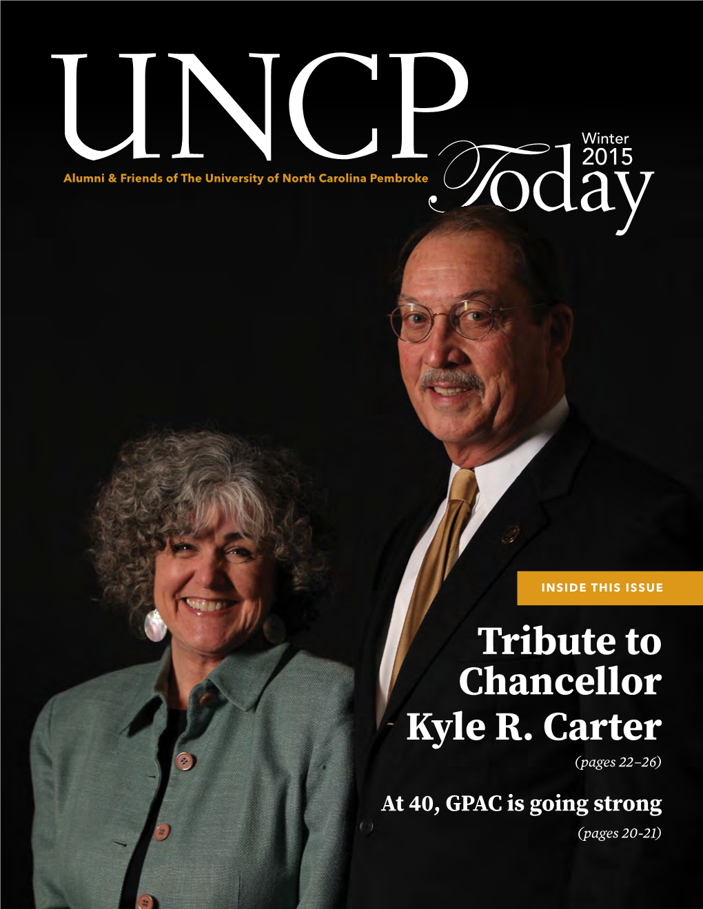 Tribute to Chancellor Kyle R. Carter (Pages 22–26)