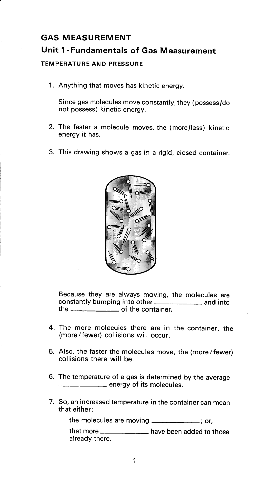 Fundamentals of Gas Measurement