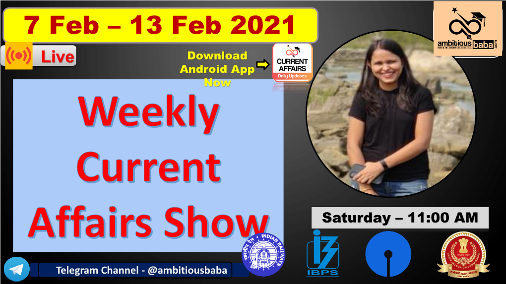 Daily Current Affairs Show