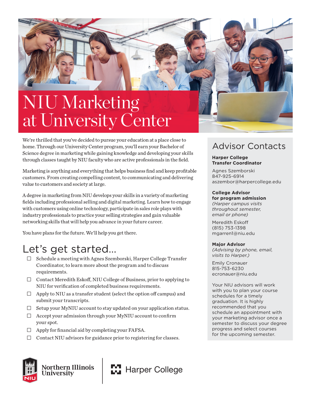 NIU Marketing at University Center