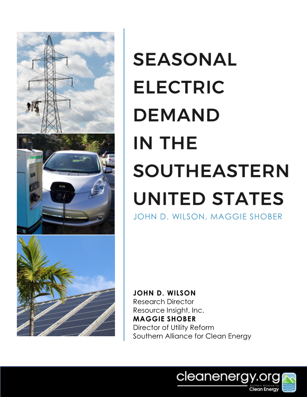 Seasonal Electricity Demand in the Southeast