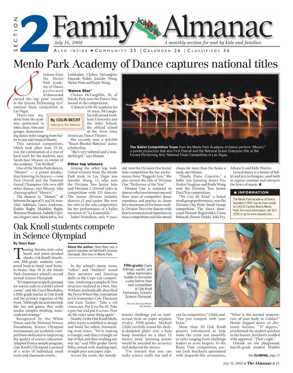 Menlo Park Academy of Dance Captures National Titles