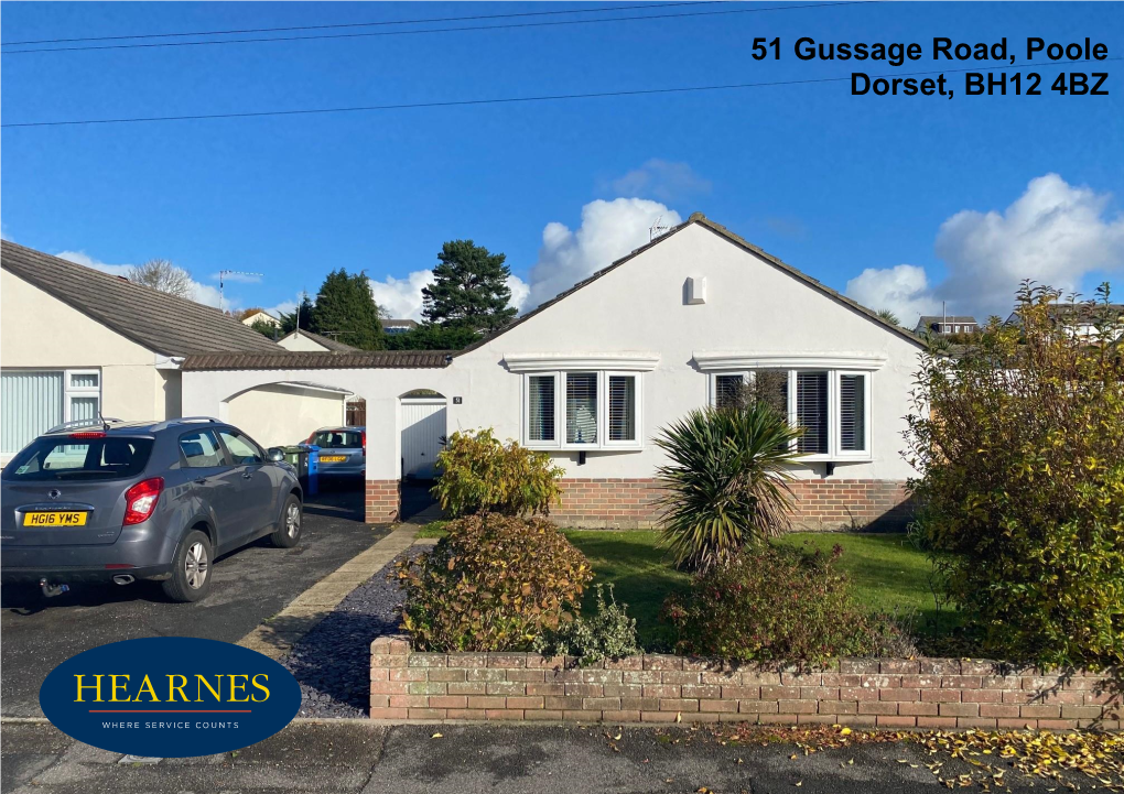 51 Gussage Road, Poole Dorset, BH12 4BZ