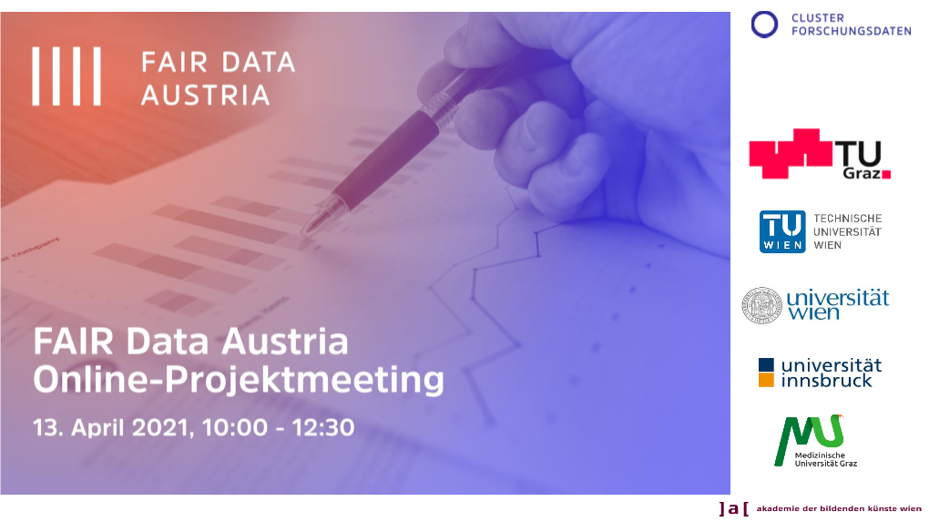 FAIR Data Austria • Introduce - Cluster Research Data