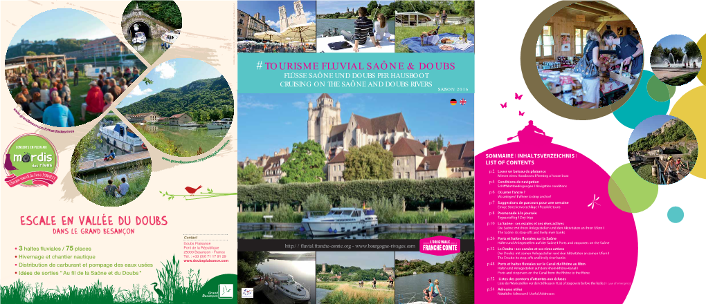 Tourisme Fluvial Saône & Doubs