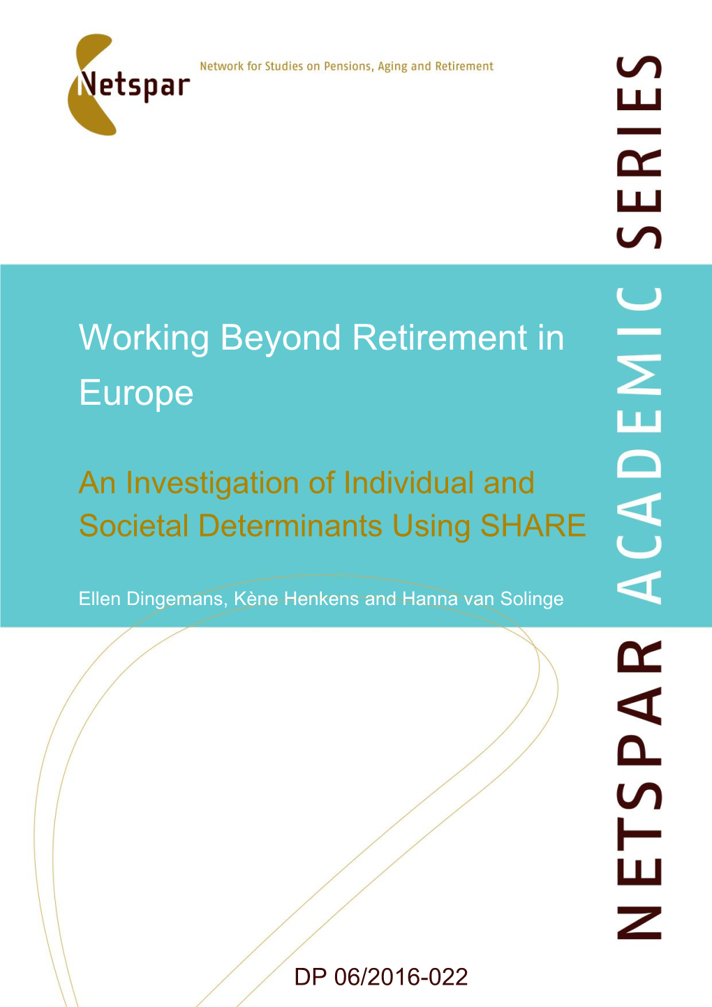 Working Beyond Retirement in Europe