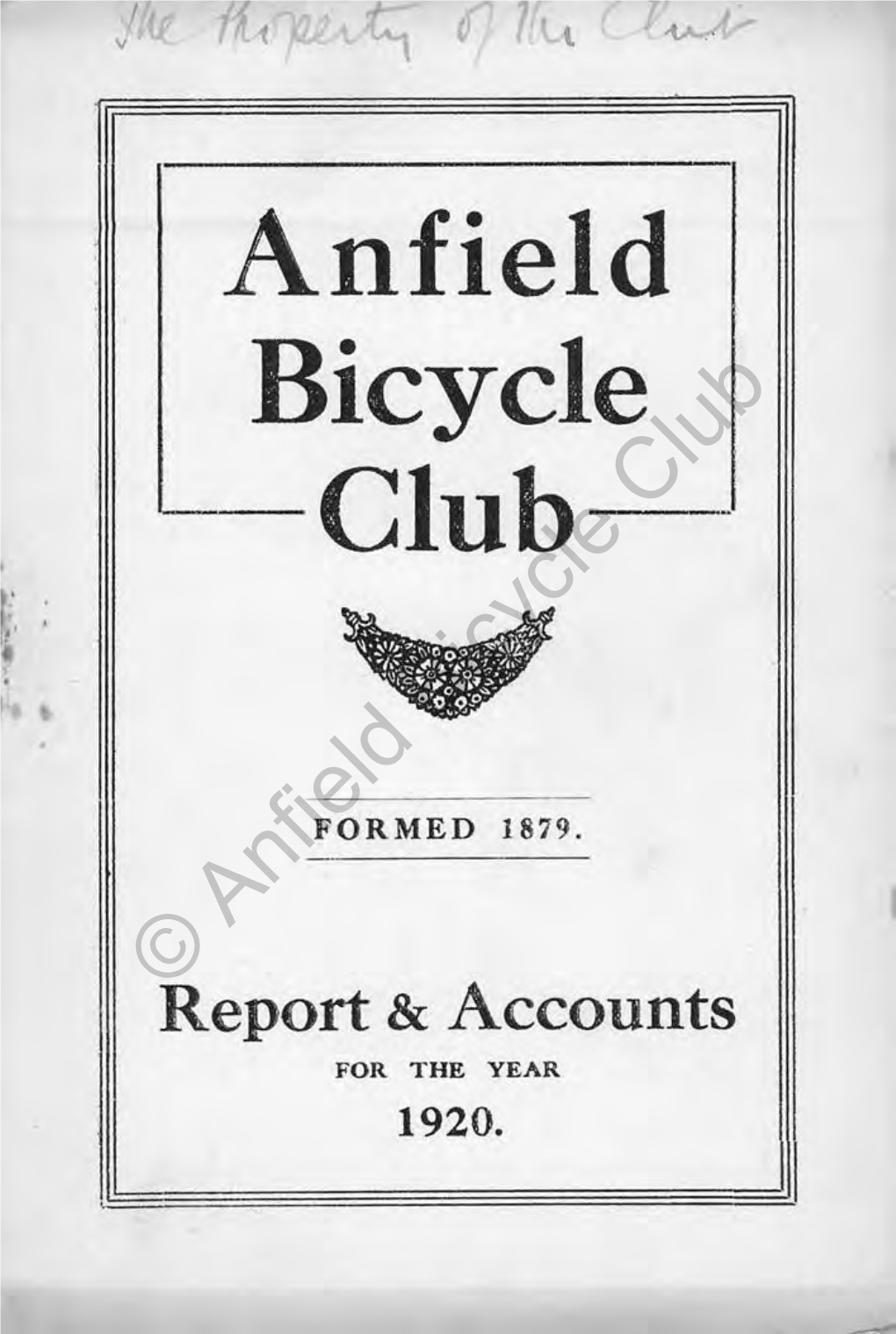 Anfield Bicycle Club Annual Report