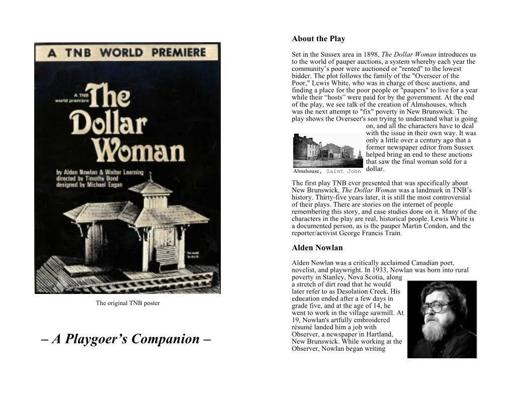 The Dollar Woman Introduces Us to the World of Pauper Auctions, a System Whereby Each Year the Community’S Poor Were Auctioned Or "Rented" to the Lowest Bidder