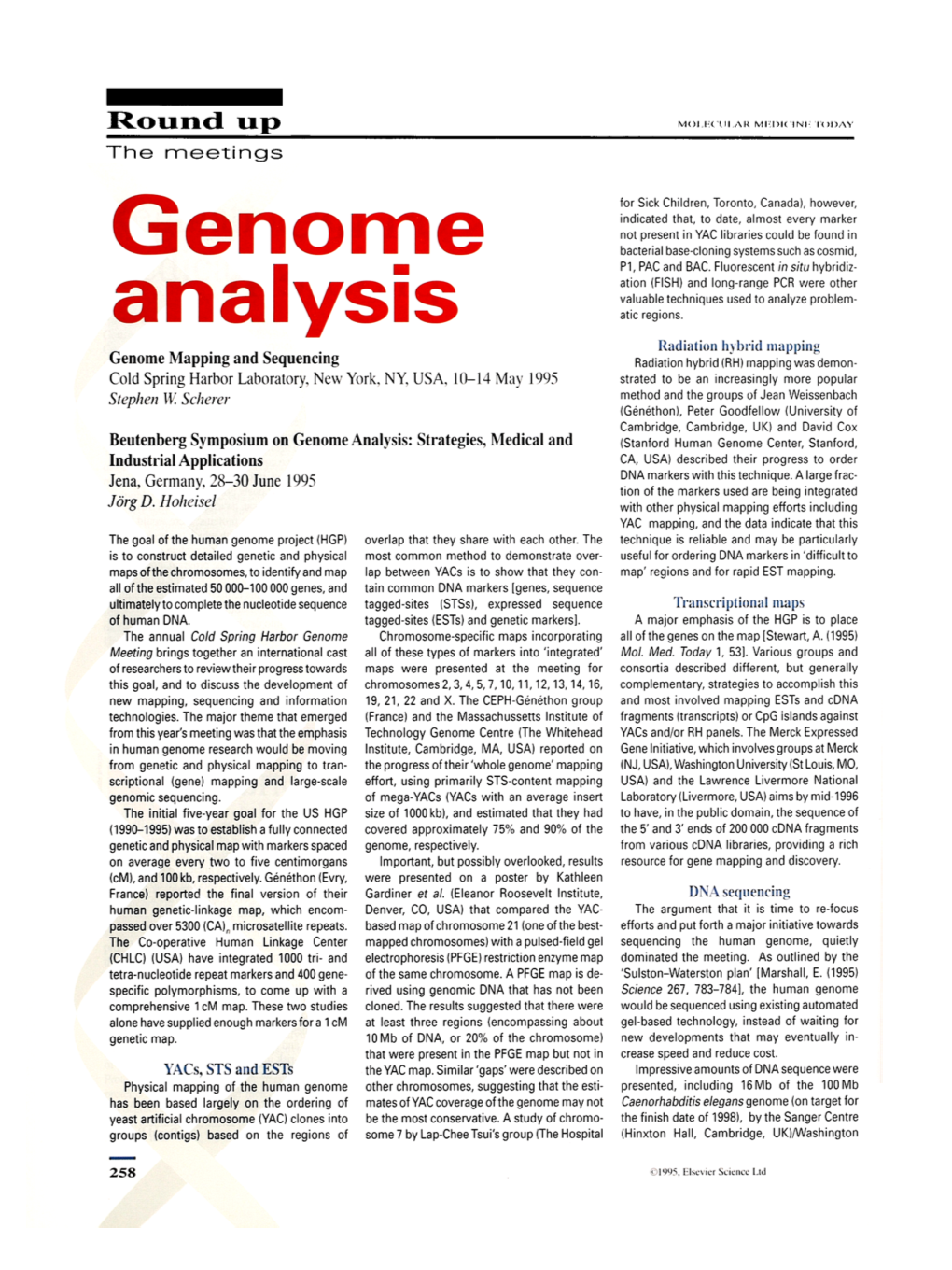 Genome Analysi