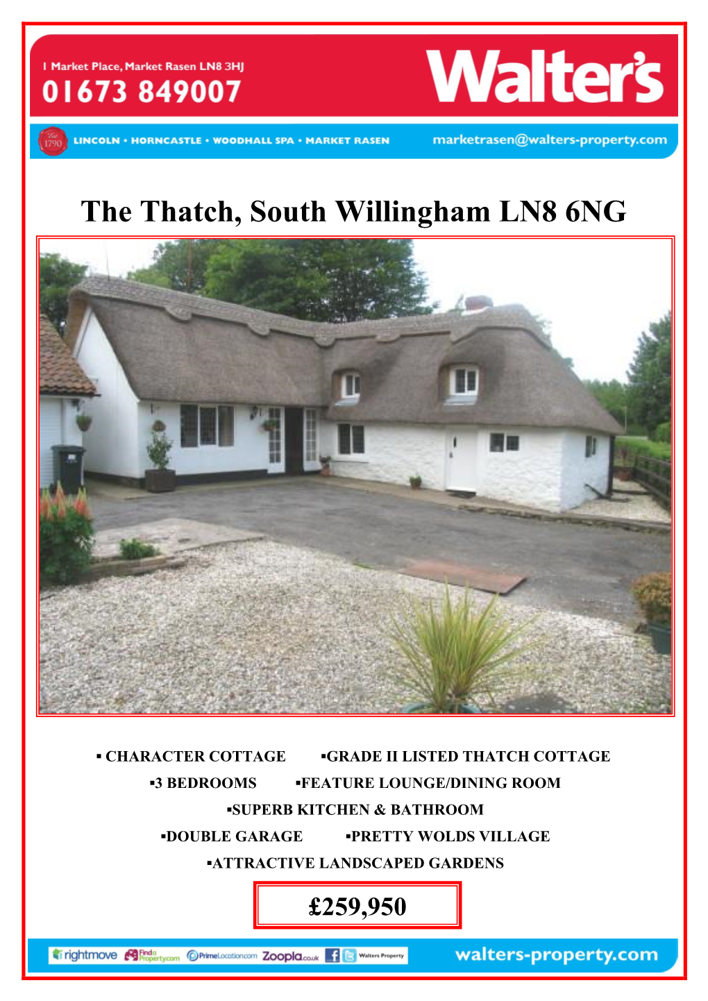 The Thatch, South Willingham LN8 6NG